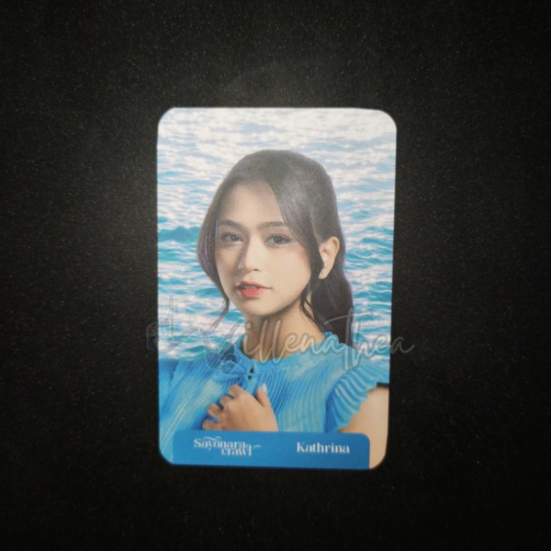 LIMITED PHOTOCARD PC PP KATHRINA ATIN JKT48 SAYONARA CRAWL SAYOKURO