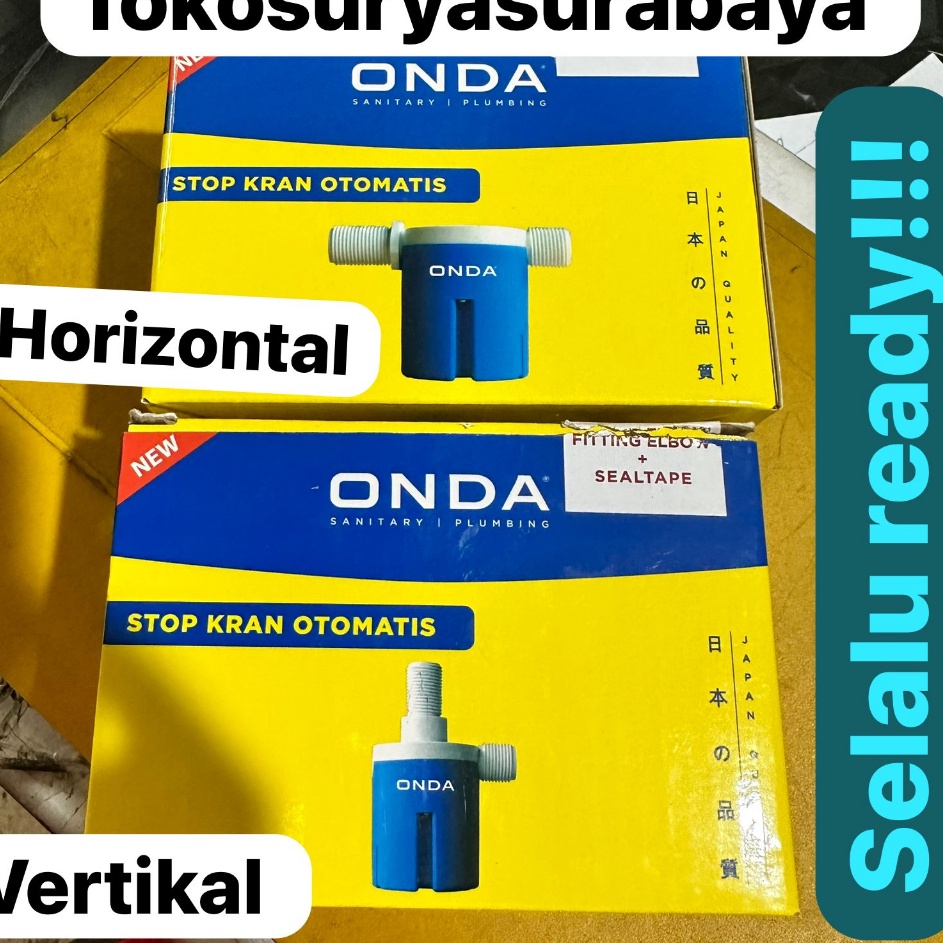 KERAN AIR OTOMATIS KRAN OTOMATIS MERK ONDA Pelampung Otomatis Tandon Toren Kran Air Tanpa Listrik ON