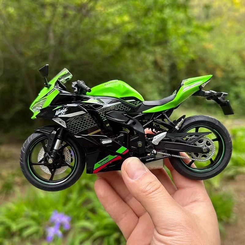 Kawasaki ZX25R 1/12 Diecast Kawasaki Ninja Motor Mainan Miniatur Motor