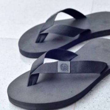 Terlaku ABBE SANDAL ORIGINAL  SENDAL JEPIT HITAM DISTRO 43 44 45 ARMY NAVY ABU COKLAT By ABBE MIRZA