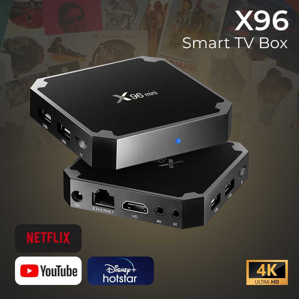 X96 Mini Smart TV Box Android 9 DDR3 1GB 8GB-Hitam