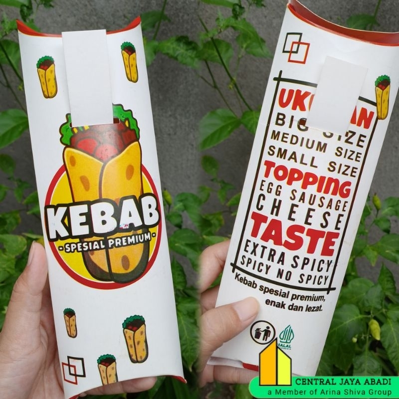 

500 KERTAS KEBAB TARIKAN BAHAN IVORI PUTIH UKURAN 24 × 9,2 CM HIGH QUALITY TEBAL PRODUK TERBARU | KOTAK KEBAB IVORI PUTIH KEKINIAN | DUS KEBAB VIRAL TIKTOK | KEMASAN KEBAB | TOKO KEBAB OFFICIAL | CENTRAL JAYA ABADI | SHIVACORP 11424