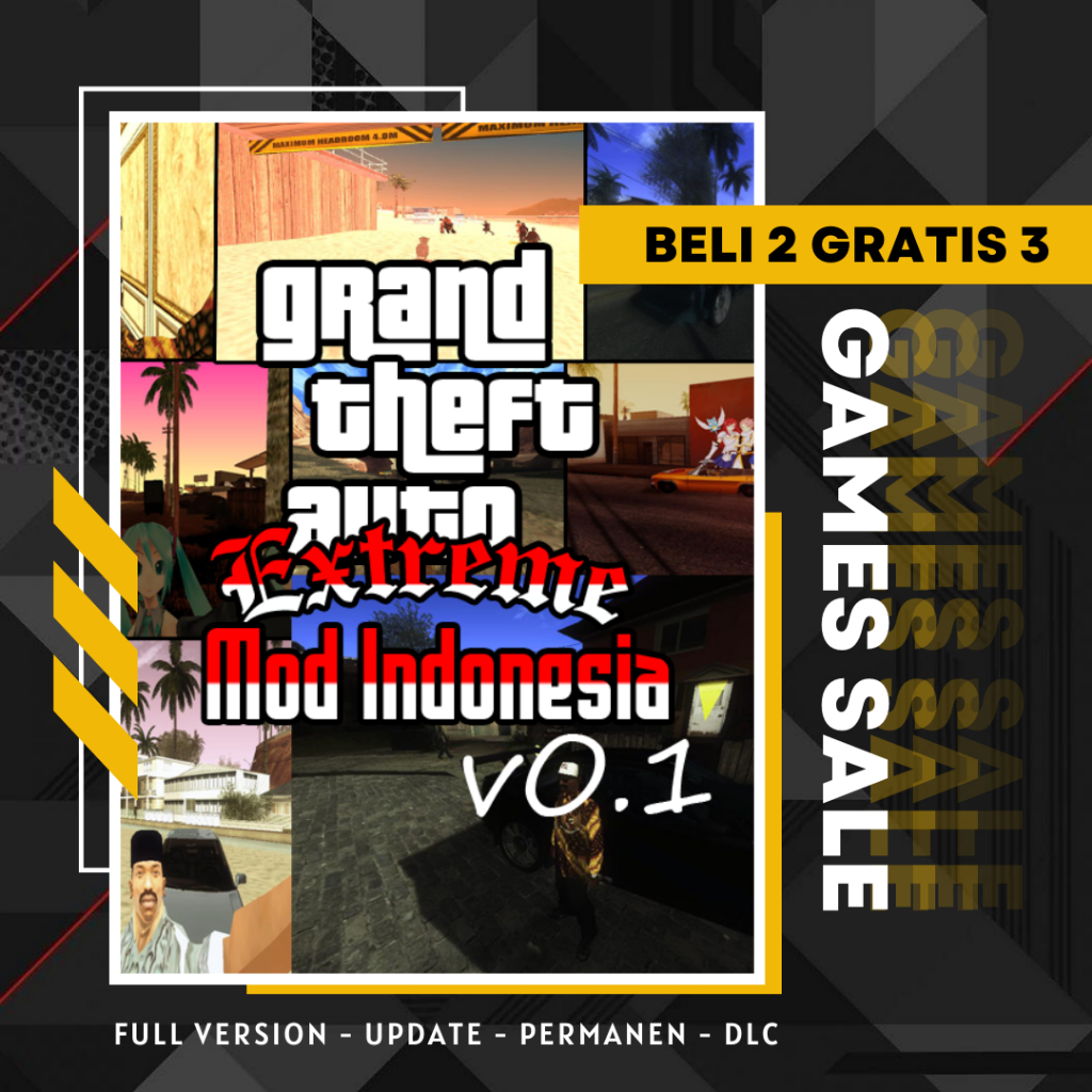 GTA SAN EXTREME INDONESIA - GAME PC - GAME LAPTOP - PC GAMES