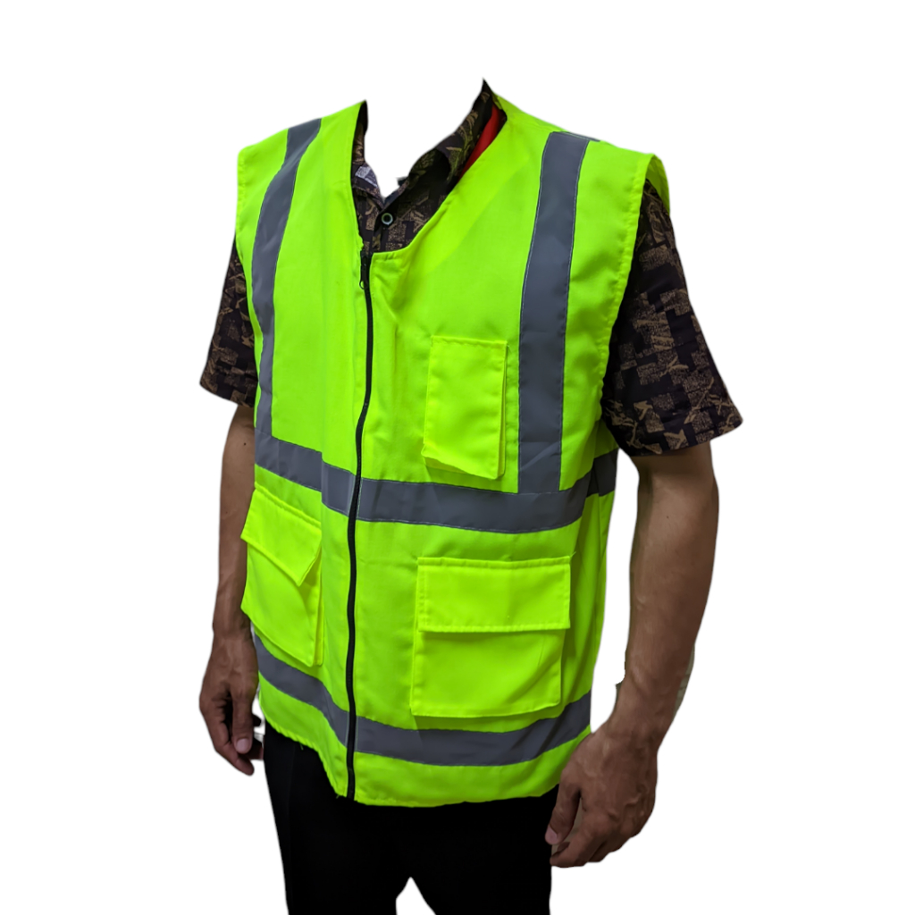 Promo Terbaru Rompi Safety Drill / Rompi Proyek Kain Drill / Rompi Proyek American Drill Kingrins