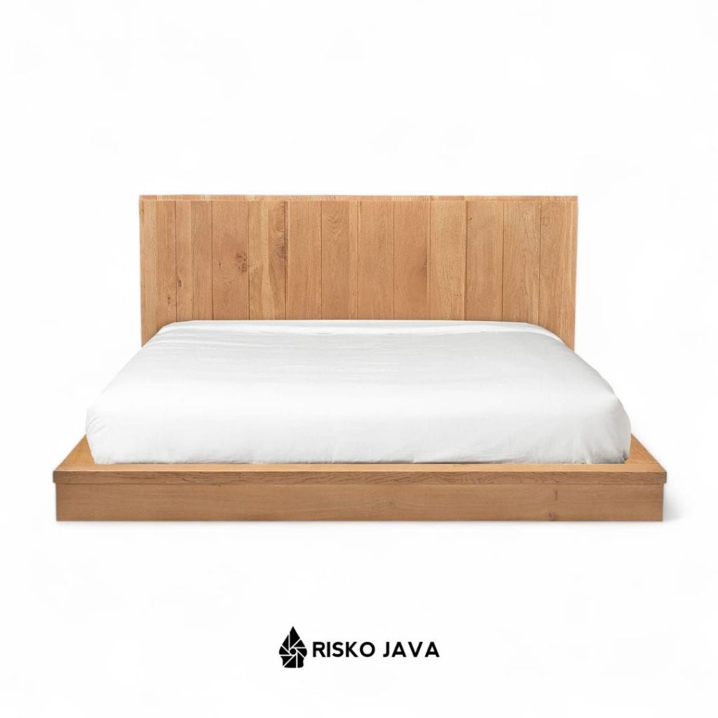 Dipan Kayu Jati / Dipan Kayu Jati Lesehan Minimalis / Dipan Tempat Tidur Modern | ARSENIO