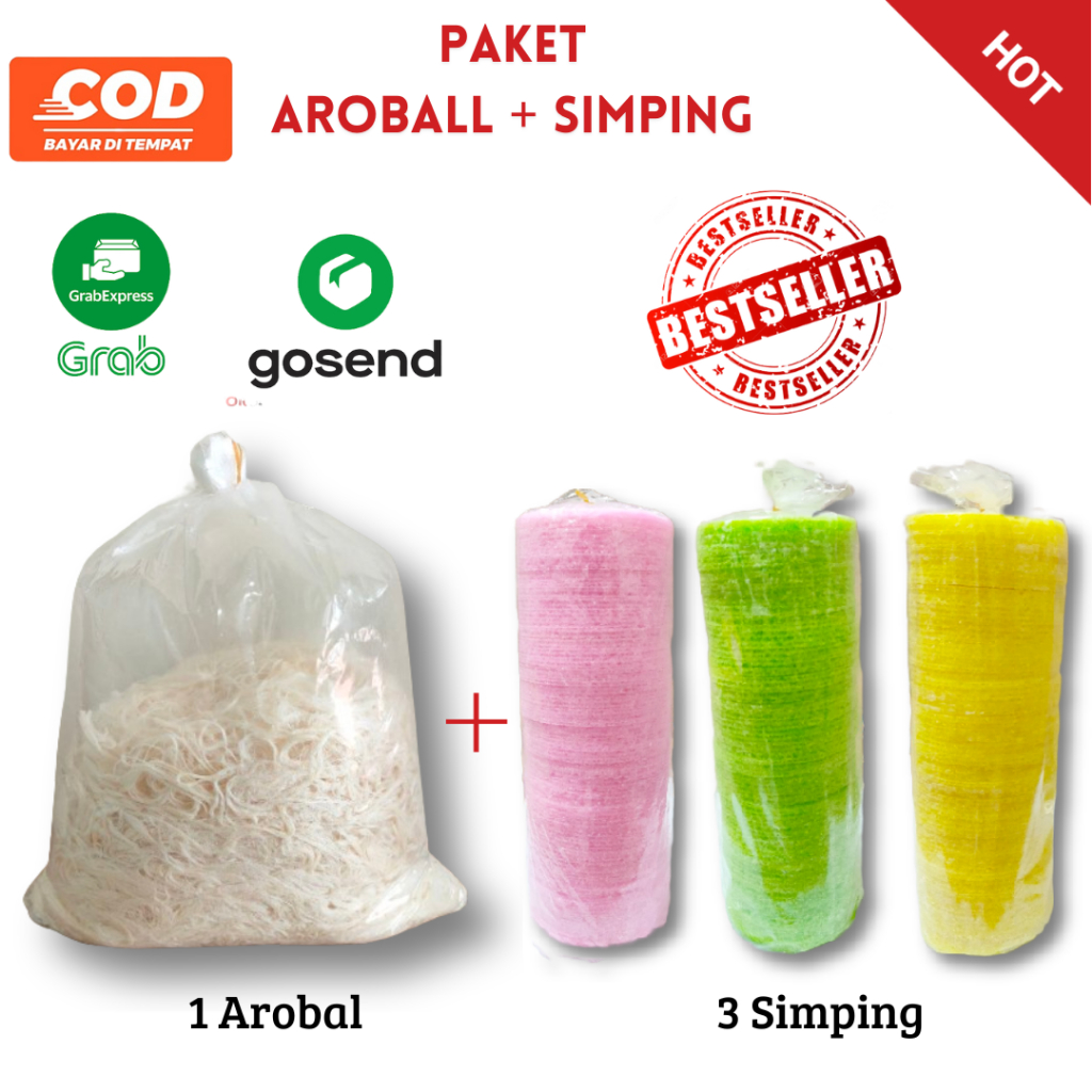 

paket bundling 1 aromanis ball dan 3 simping