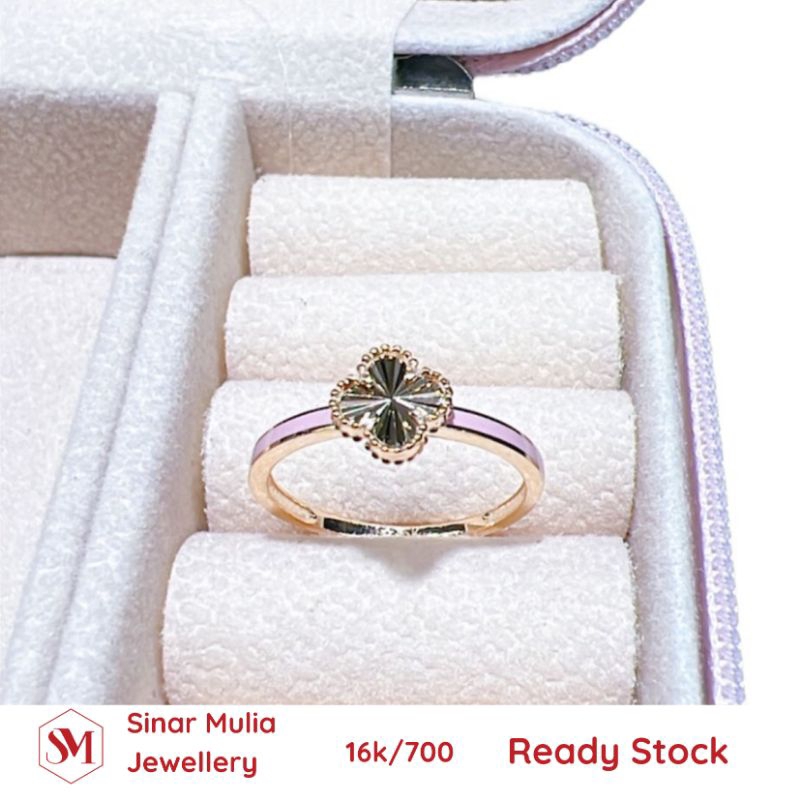 Cincin vancleef cat pink