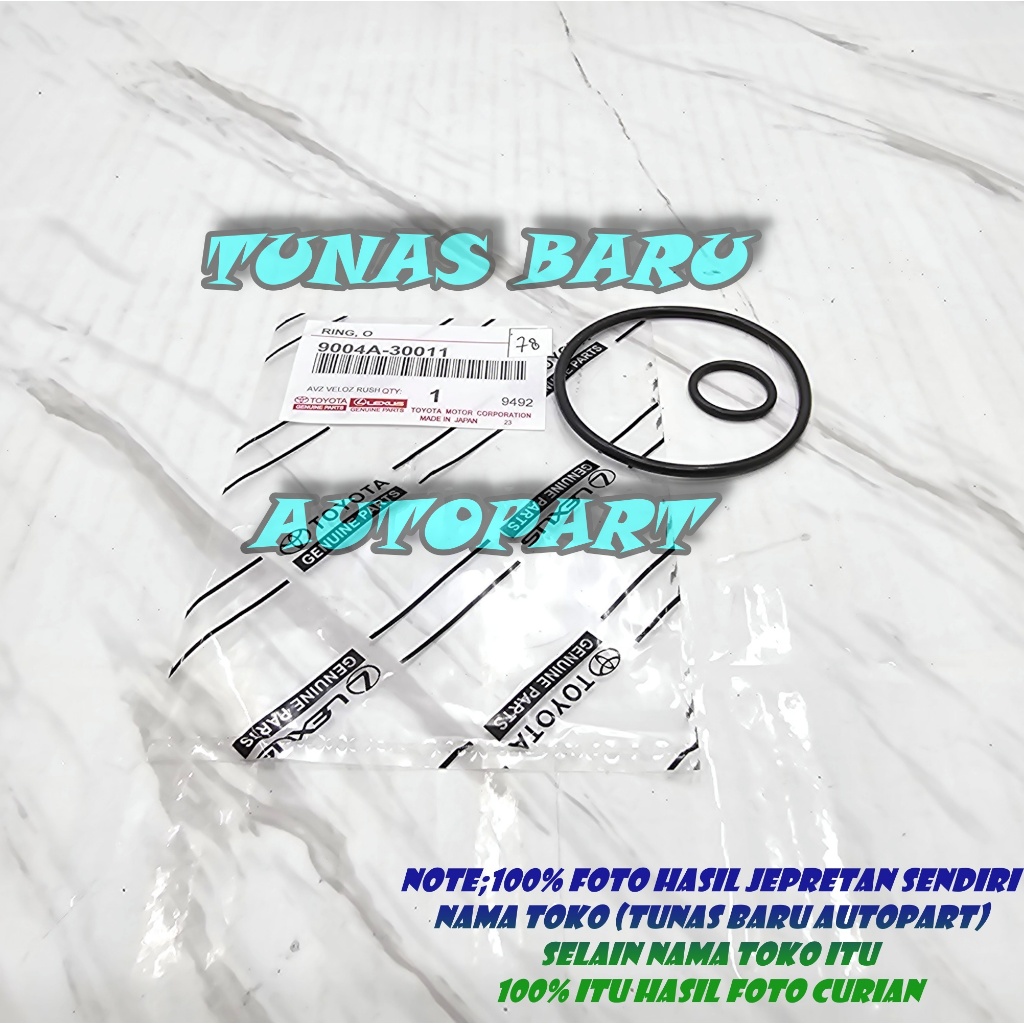 SEAL KARET FILTER OLI TOYOTA AVANZA RUSH AVANZA VELOZ