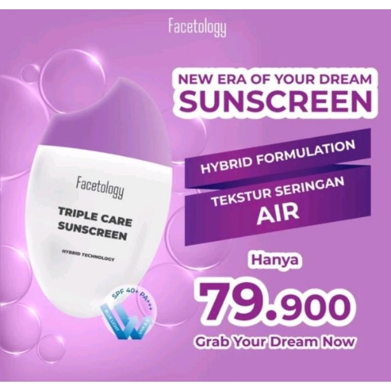 SUNSCREEN FACETOLOGY 40 ML/FACETOLOGY SUNSCREEN 40 SPF+++/SUNSCREEN FACETOLOGY