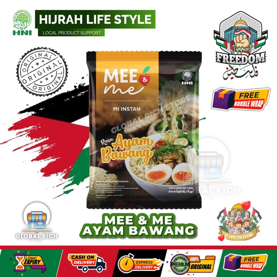 

Mee & mee ayam bawang HNI HPAI Isi 10 pcs Mie instan HNI HPAI Sehat dan bernutrisi