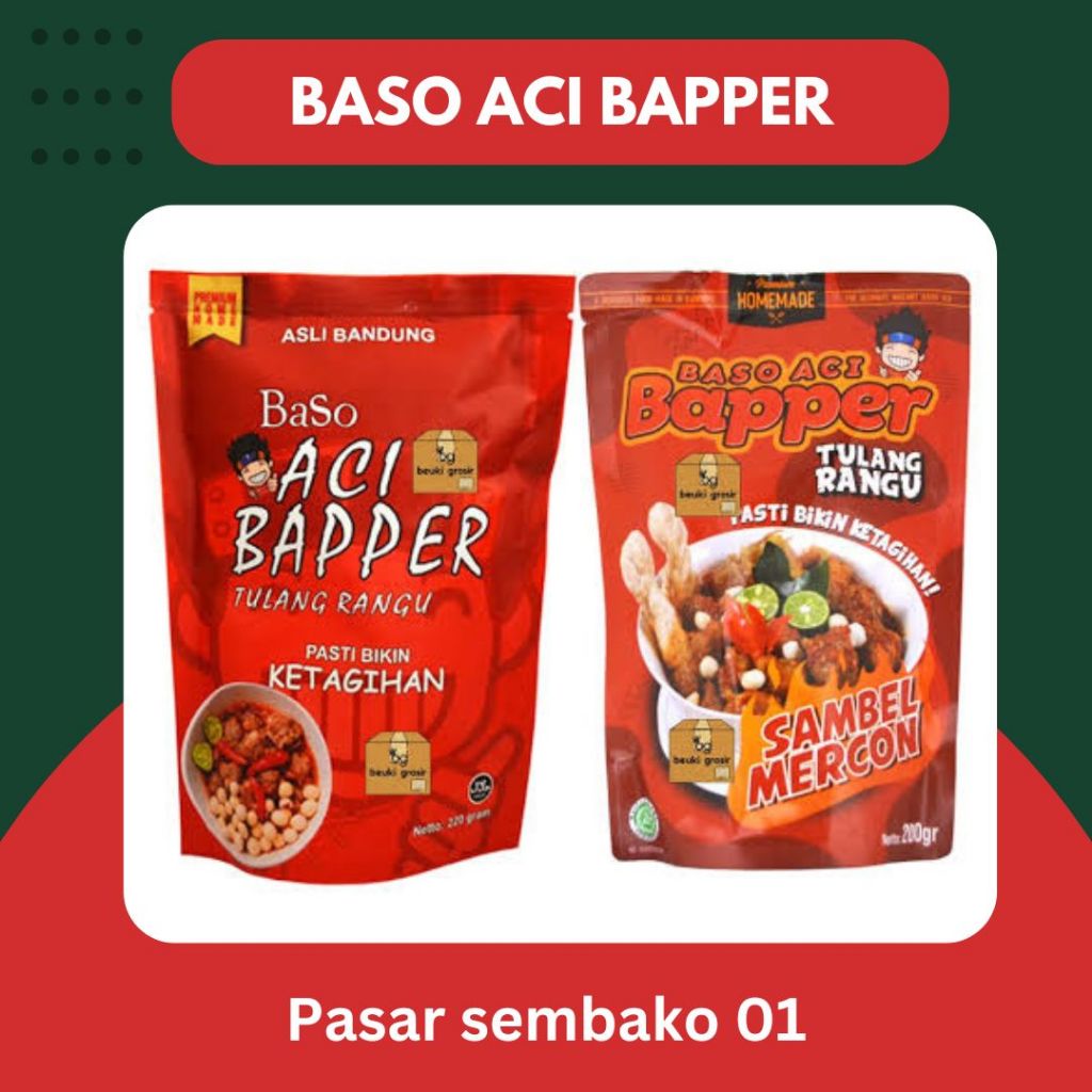 

Baso aci Bapper tulang rangu