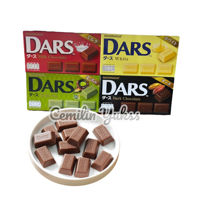 

Morinaga DARS Chocolate 42gr Coklat Dars Malaysia Coklat Dark Vanilla Matcha Milk Chocolate