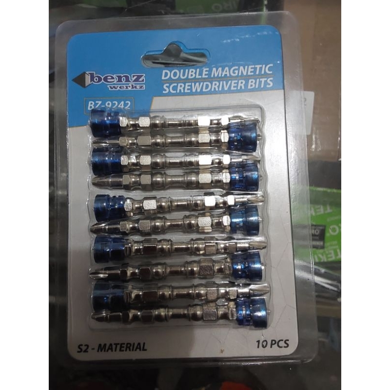 * BENZ - Mata Obeng Angin PH2 Double Magnet / Mata Bor Obeng Gypsum PER PCS