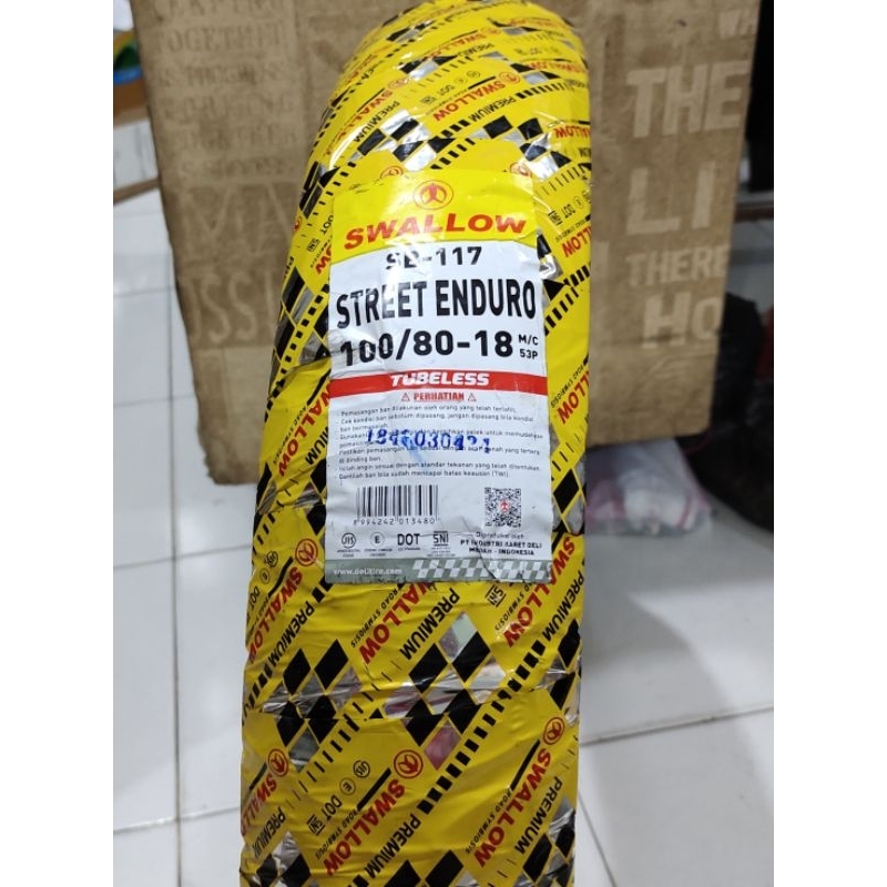 Ban Swallow 100 80 18 SB117 Street Enduro Tubeless