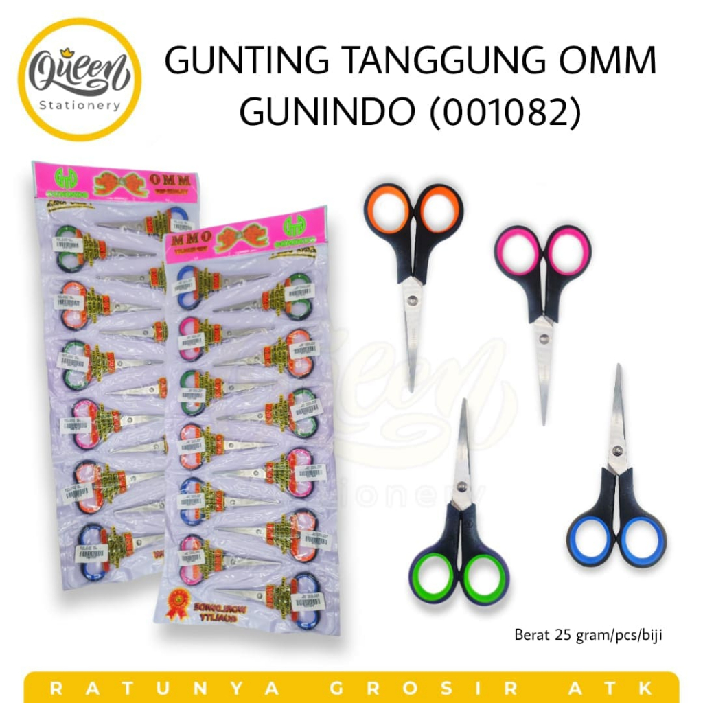 

1 PCS GUNTING TANGGUNG OMM GUNINDO (001082) / GUNTING KERTAS / GUNTING MURAH / GUNTING TANGGUNG