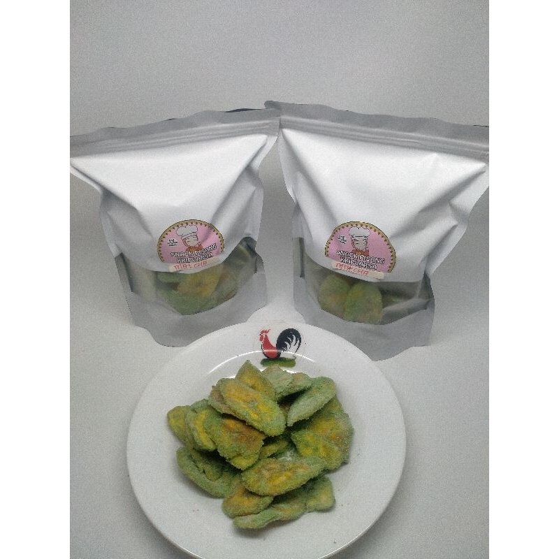 

keripik pisang rasa matcha