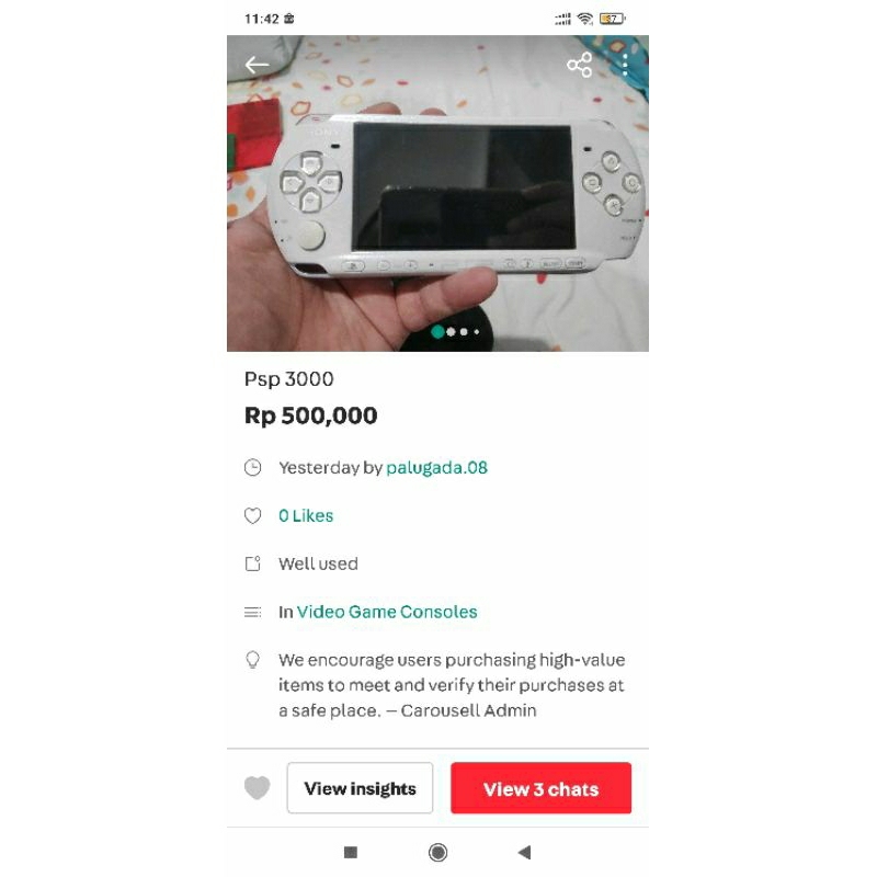 psp 3000 bekas