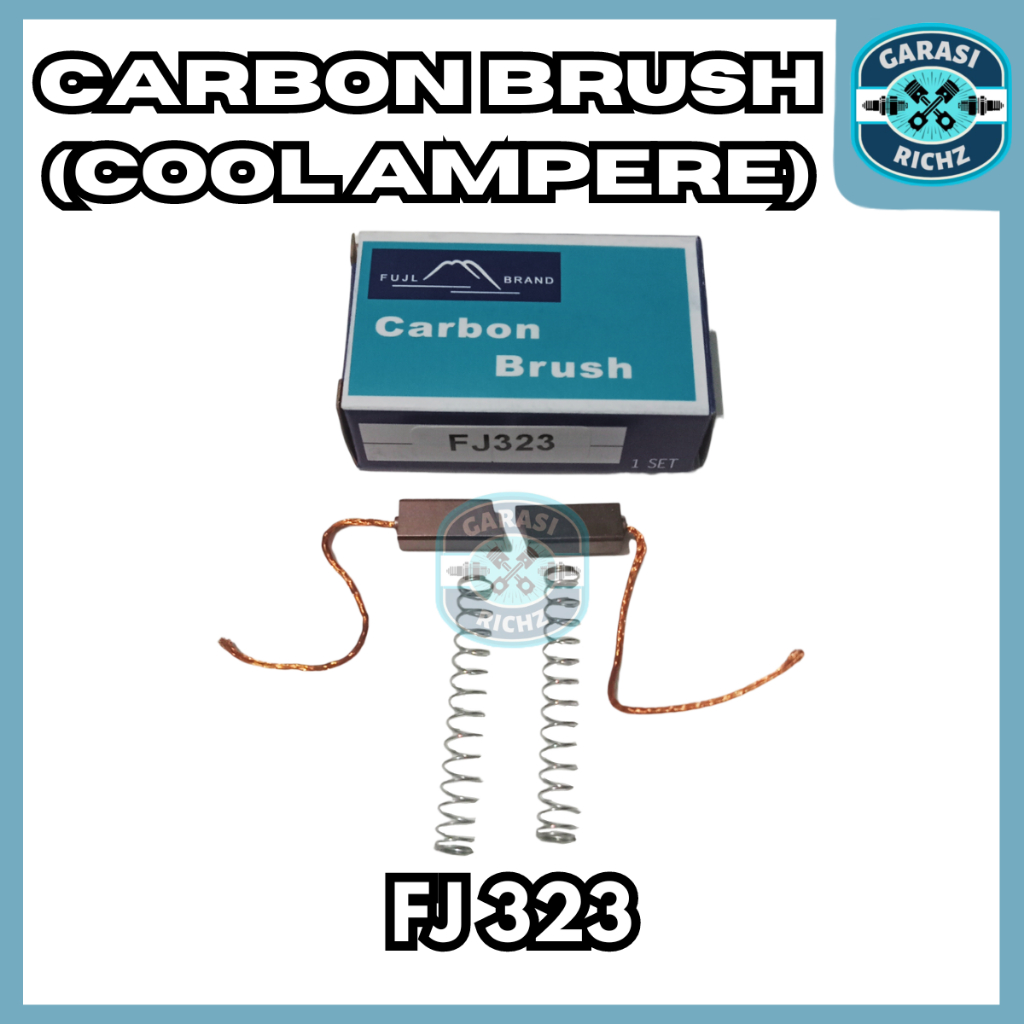 CARBON BRUSH ALTERNATOR FJ323 / COOL AMPERE TYPE FJ 323 / KUL AMPER / ARANG DINAMO STARTER / STATER 