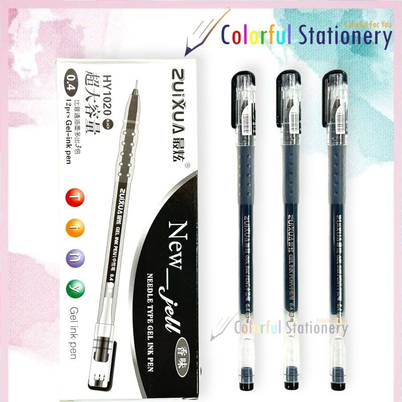 

Pulpen / Ballpoint / Pen Gell Zuixua HY 1020 (12 Pcs)