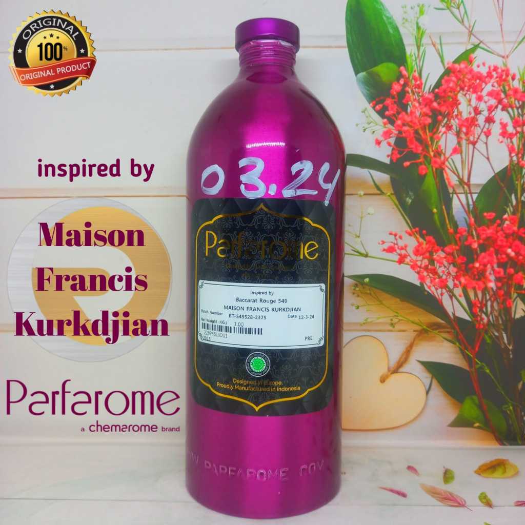 MAISON FRANC!S KURKDJ!AN BY PARFAROME (PREMIUM) INSPIRED BACARAT R0UGE 540 KEMASAN 100 ML