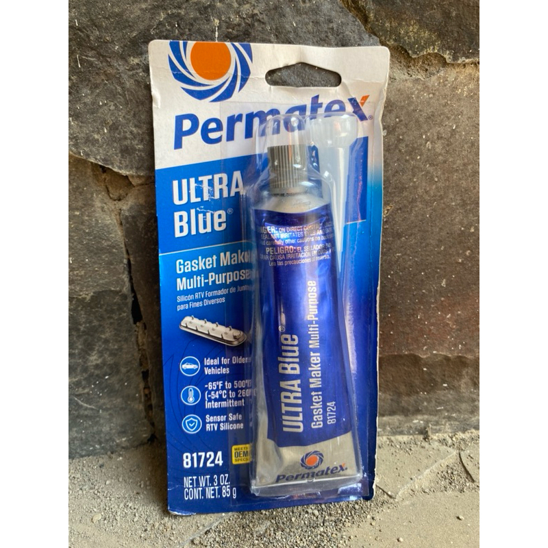 LEM GASKET LEM BIRU PERMATEX ULTRA BLUE 85g LEM BLUE LEM MESIN PERMATEX ULTRA BLUE ORIGINAL