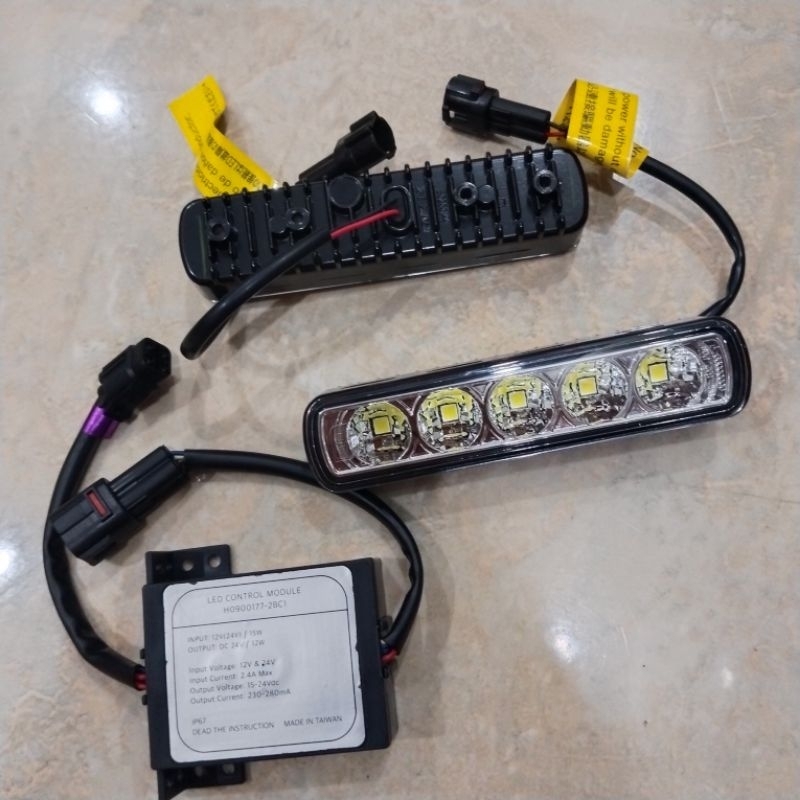 lampu drl led agya ayla innova yaris calya sigra lampu drl led bemper mobil universal original