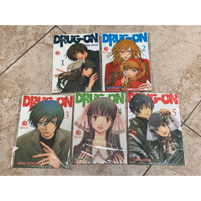 Drug-On by Misaki Saitoh FULLSET (1-5 END)