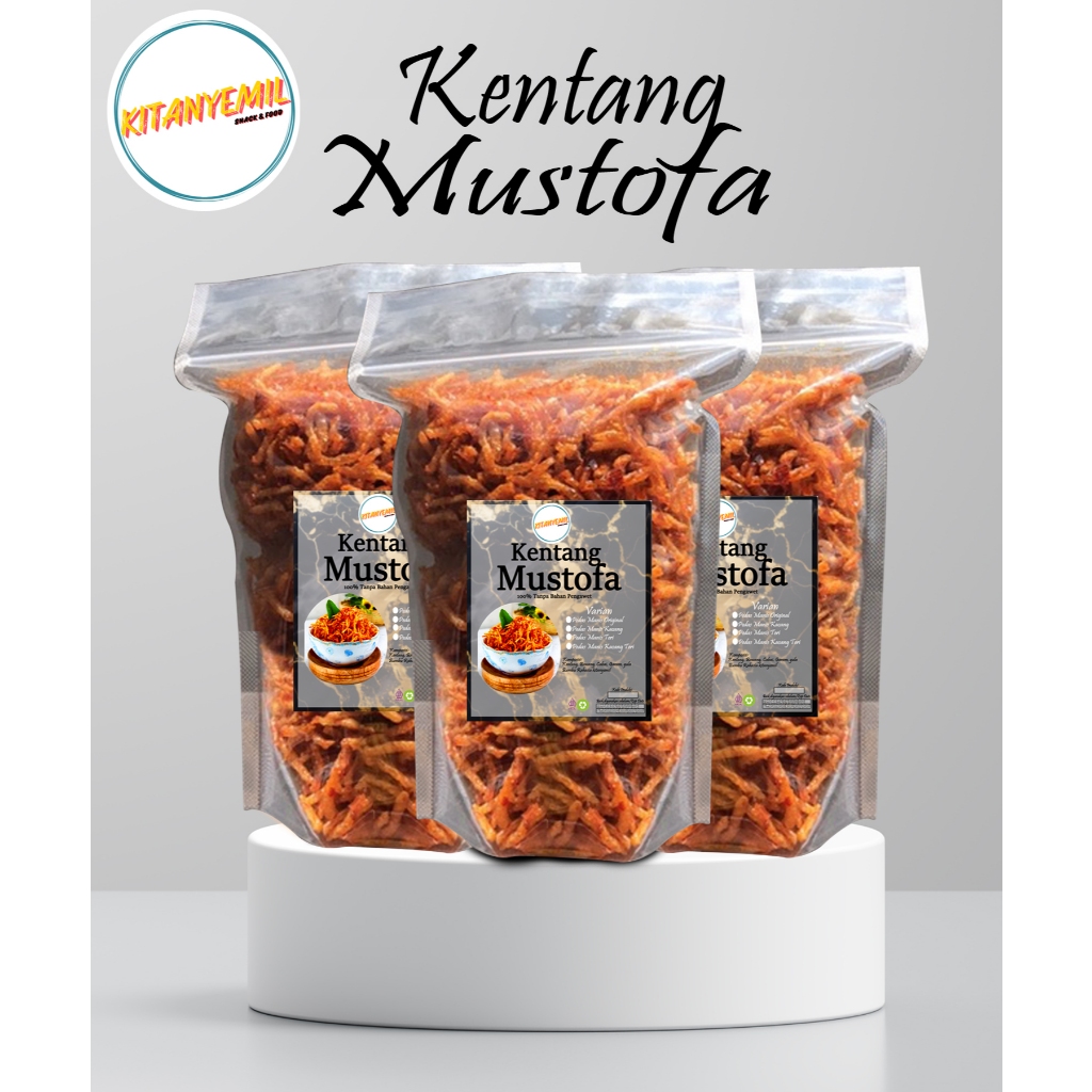 

Kentang Mustofa 160g | Kering Kentang Oven | Kentang Ori, Pedas, Teri, Kacang | Kering Kentang KitaNyemil