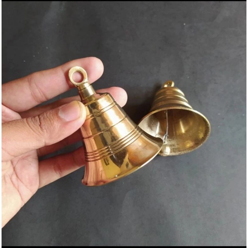Bel Lonceng Kuningan/ Bel Rumah Besar 6,5 cm/ Lonceng Rumah