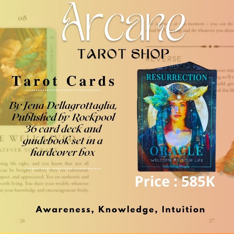 Resurrection Oracle by Jena Dellagrottaglia Tarot Oracle Card Deck