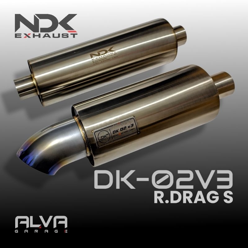 Knalpot Mobil Yaris NDK Exhaust DK-02V3 Resonator Drag