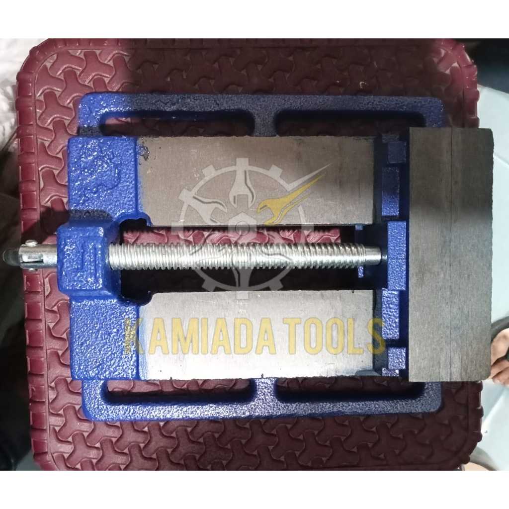 Catok Mesin Bor Duduk/Catok Meja/Catok Bor Duduk/Ragum Bor 5"