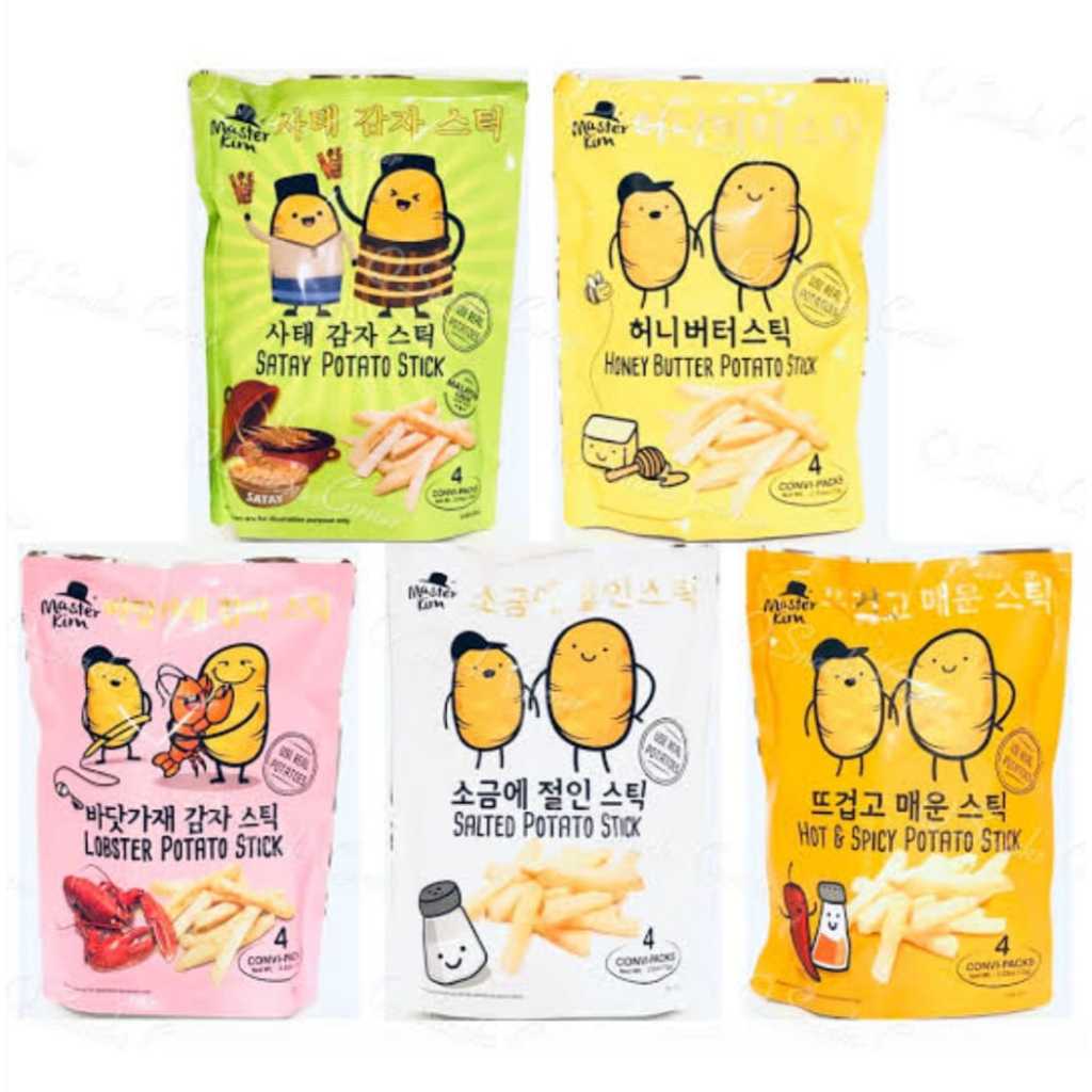 

MASTER KIM Potato Stick Snack Salted Hot Spicy Honey Butter French Fries 70g