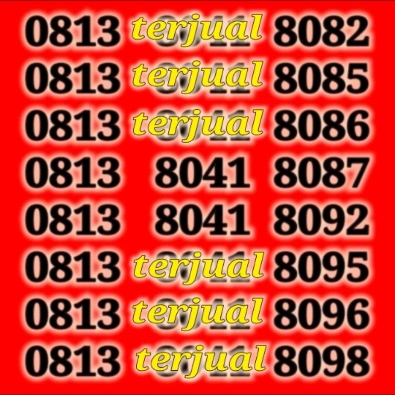 NOMOR CANTIK KARTU PERDANA SIMPATI 8080 4G LTE
