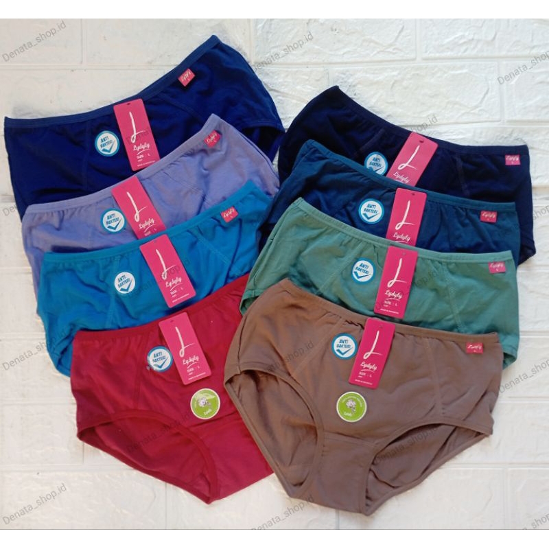 LYDYLY 100% cotton katun anti-bakteri. Celana Dalam Katun Murah