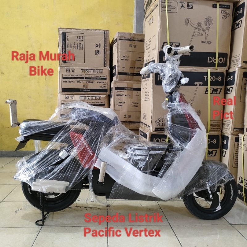 Sepeda Listrik Pacific Vertex Bergaransi Sepeda Listrik E-Bike Pacific Vertex