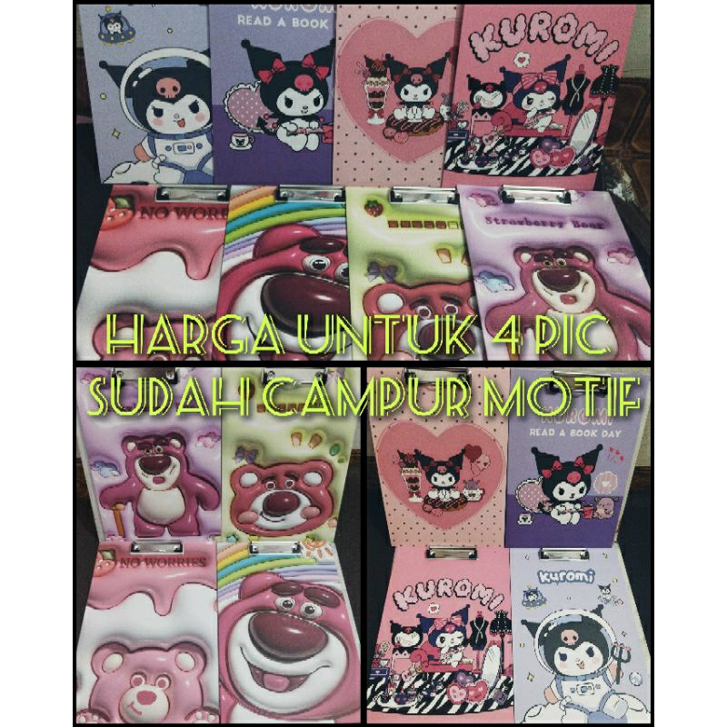 

Grosir.Papan Jalan/papan ujian/alas ujian/clip board/UK A4 Harga Untuk 4 PIC