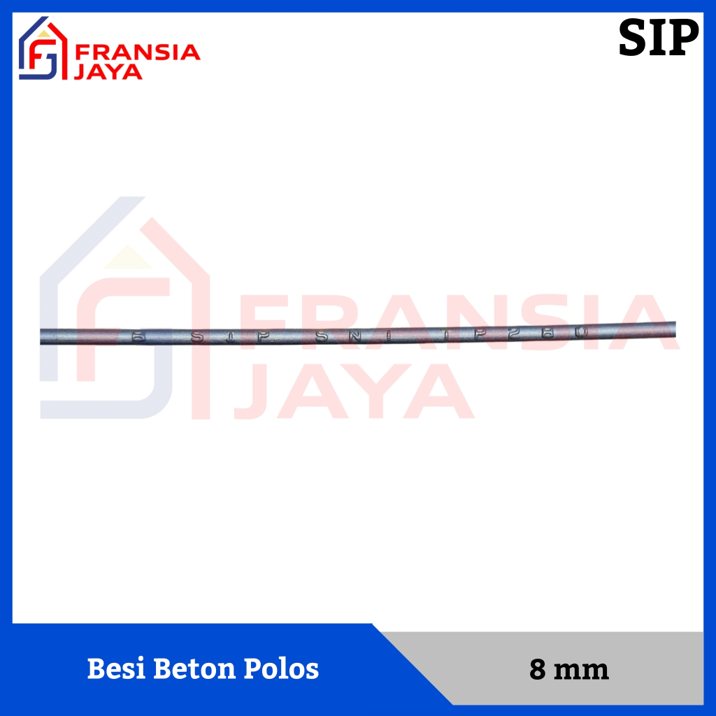 Besi Beton Polos 8mm 8 mm SIP