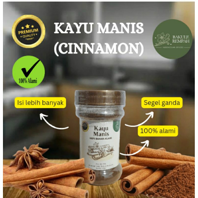 

KAYU MANIS BUBUK Bumbu Dapur Bubuk Bumbu Masak Alami