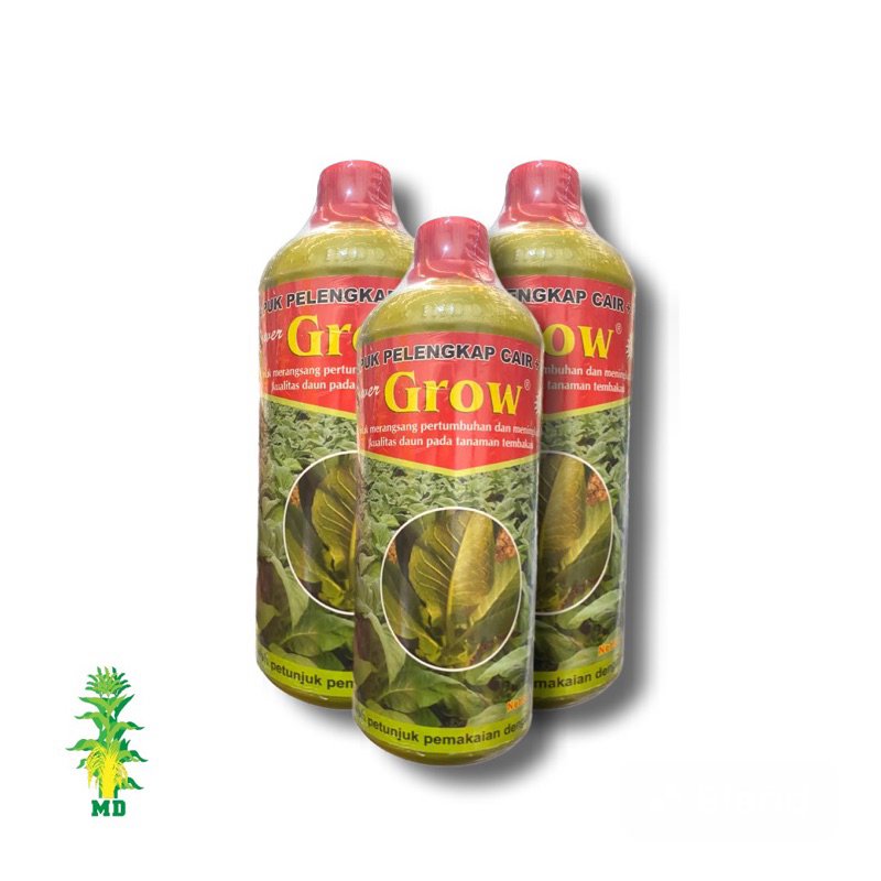 Pupuk Pelengkap Cair + ZPT POWER GROW Tembakau 1L. meningkatkan kualitas daun tembakau