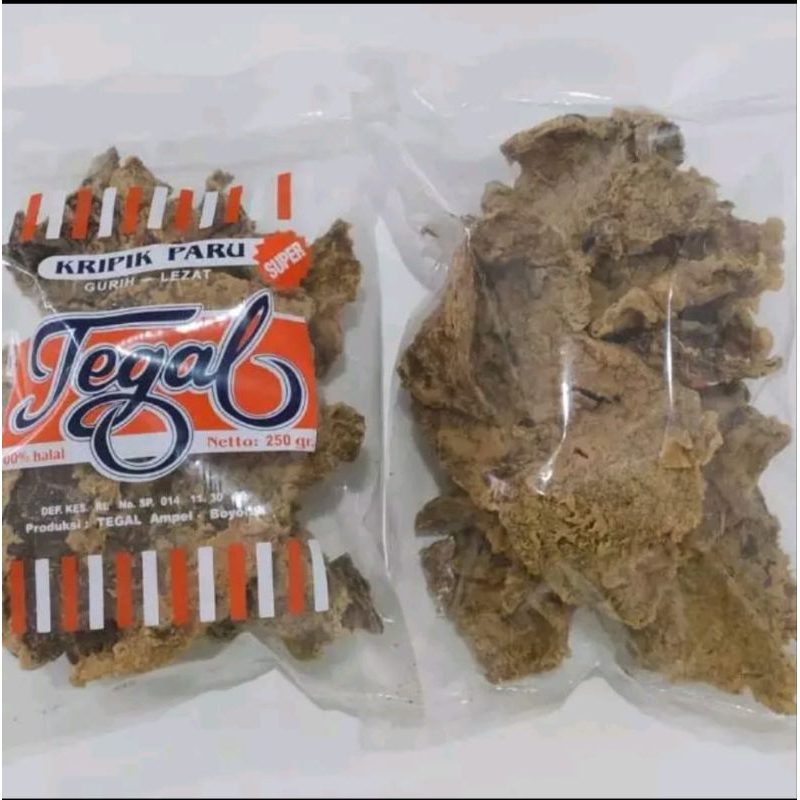 

Keripik Paru Sapi Cap Tegal Kemasan 250gr