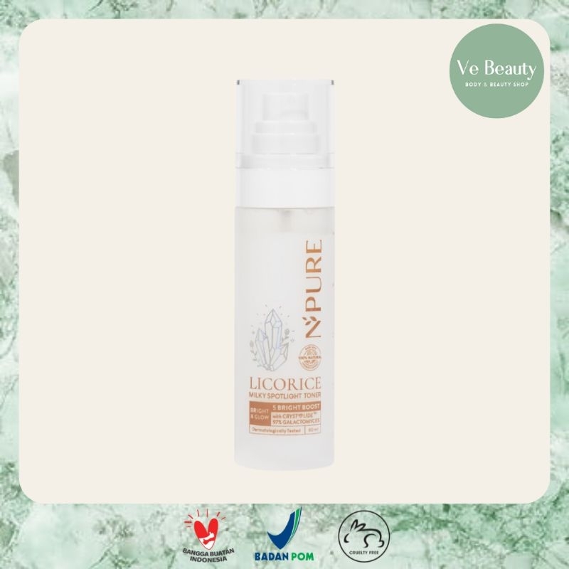 NPURE LICORICE MILKY SPOTLIGHT TONER