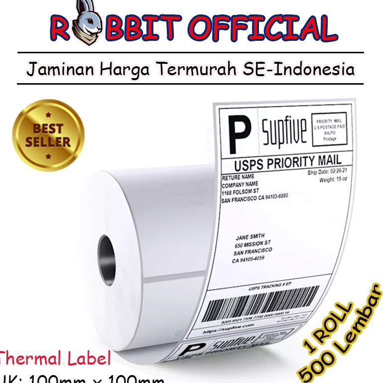 

KODE C1R6 LABEL THERMAL 1 X 1 KERTAS STICKER BARCODE 1x1 mm Isi 5 Pcs