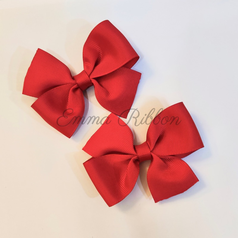 Jepit rambut anak/ jepit rambut pita/ jennie blackpink/ pita merah