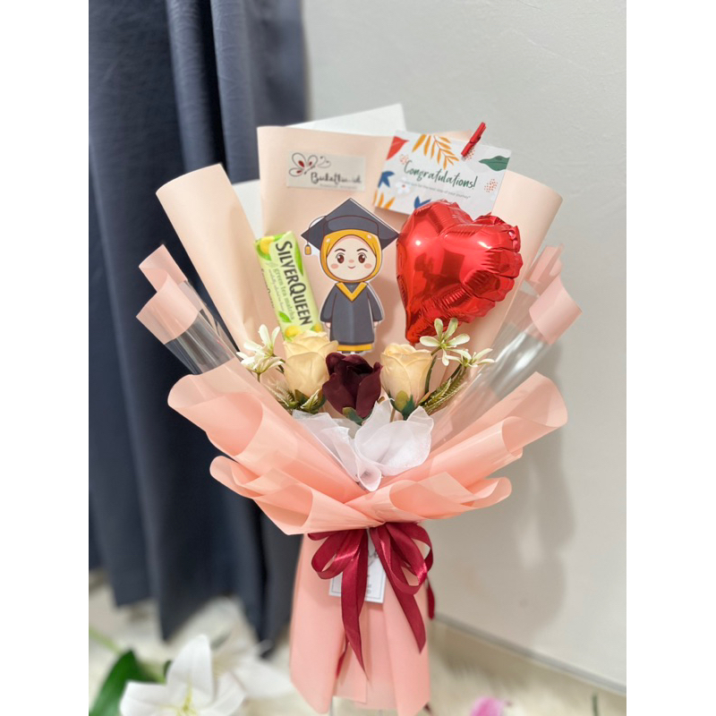 

[Ready stock batam ] Buket wisuda small size/ graduation/ sempro