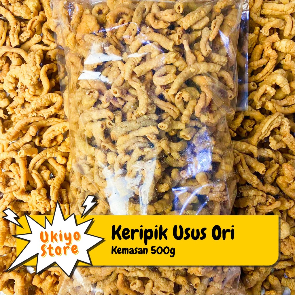 

UKIYO | KERIPIK KRIPIK USUS ORI KEMASAN 500 GRAM