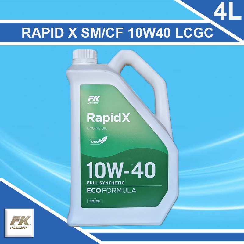 oli, oli fk massimo, oli fk, mobil, motor, bensin, rapid x sm/cf lcgc, 10w40, 4 liter