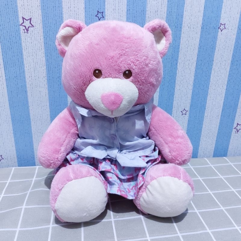 Boneka Teddy Bear BAB Kostum Ori by Build A Bear - ±30cm - Preloved