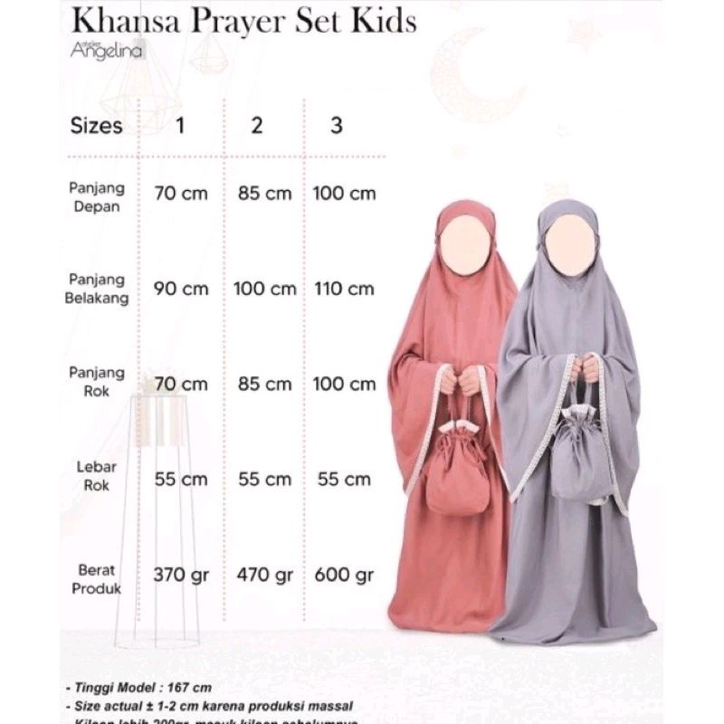 Mukena Anak Atelier Angelina