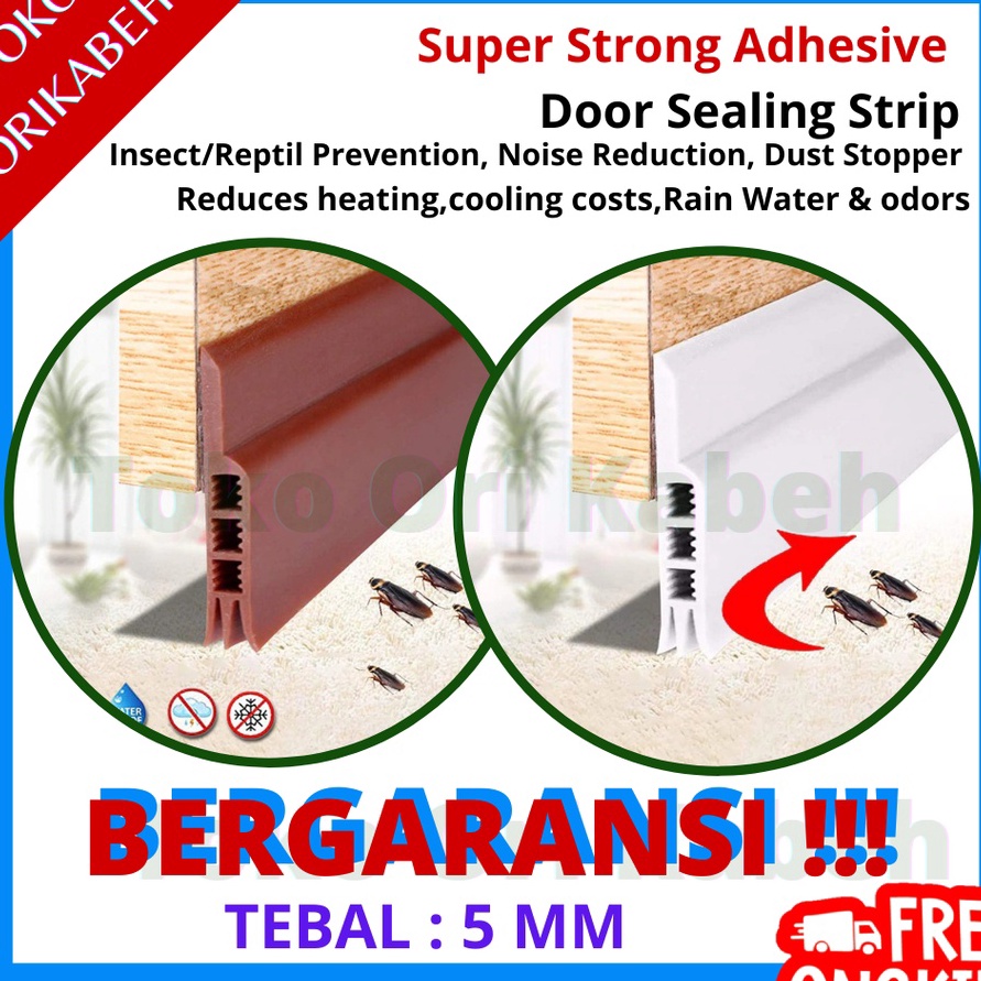 55 COD Karet Penutup Celah Bawah Pintu  Penghalang Pintu Bawah  Seal Penutup Celah Bawah Pintu